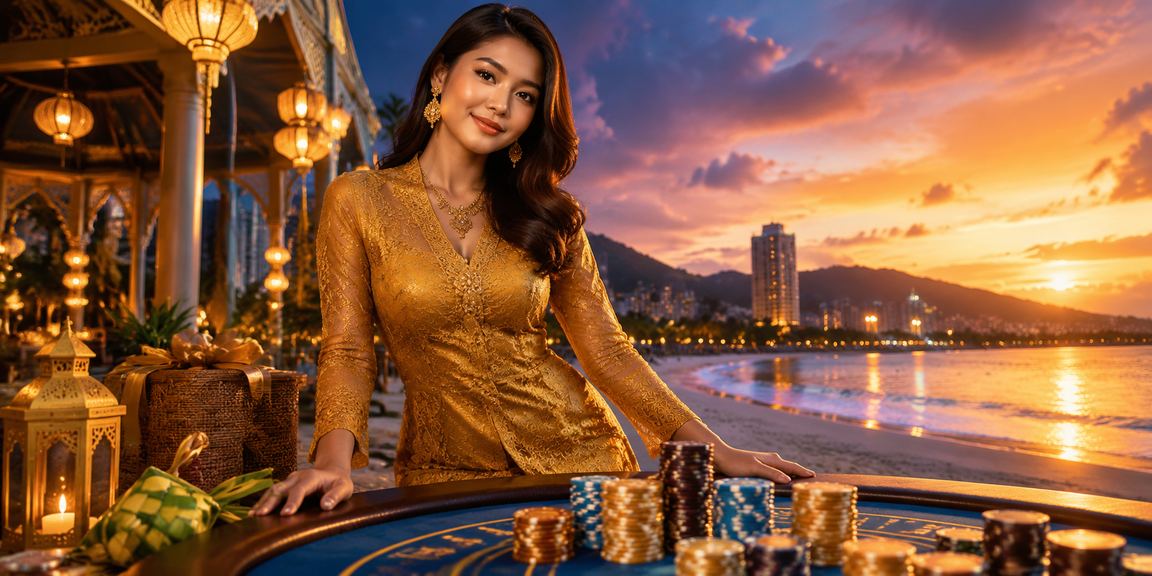 Bayaran deposit dengan pakaian kebaya di Penang